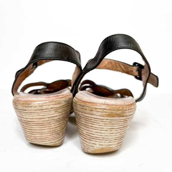 Dansko Milly Black Leather Women Sandals Fisherman Size 41 10 - Picture 4 of 6